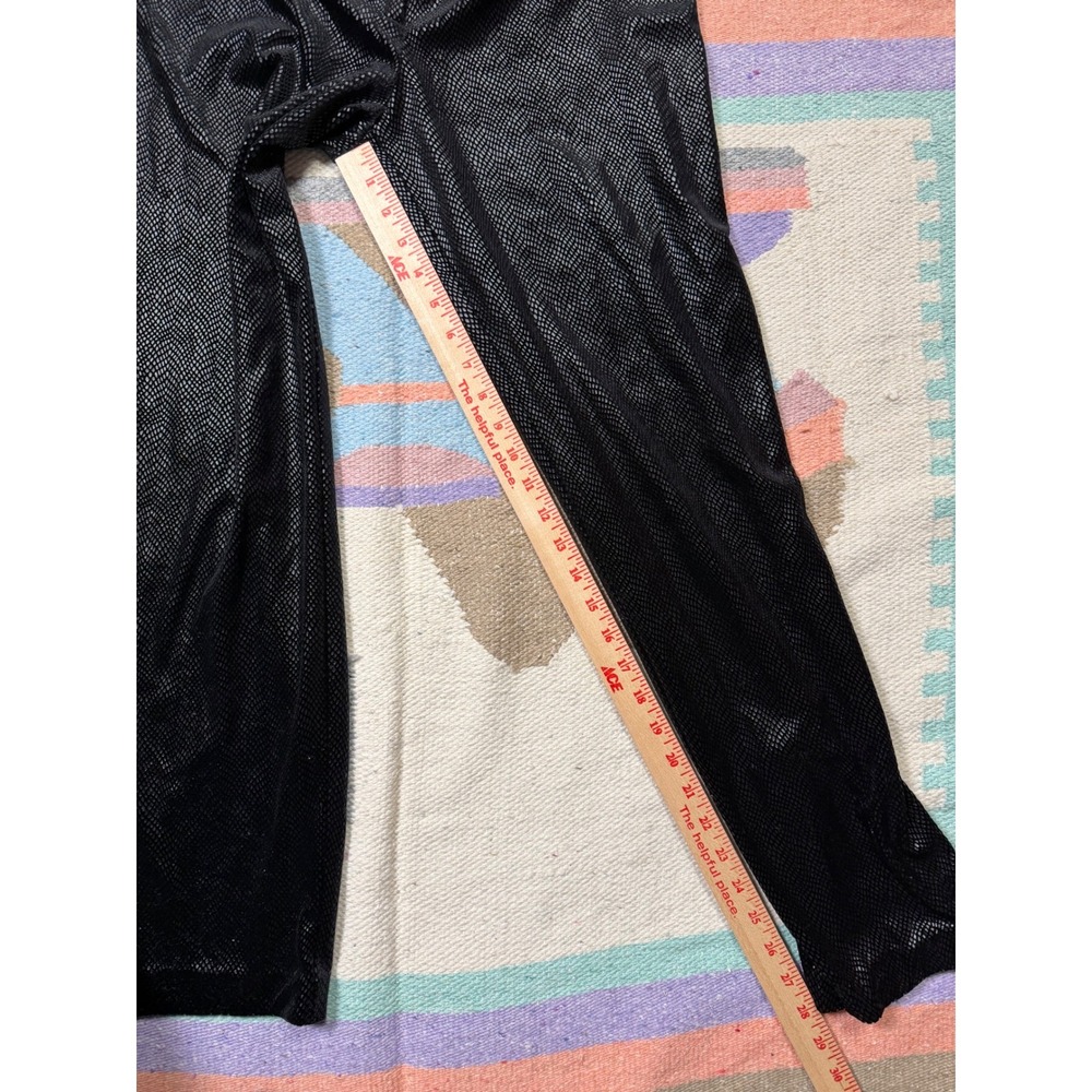 Vintage 90s Joseph Ribkoff Velour Snake Print Pants – Size 10 - Picture 8 of 8